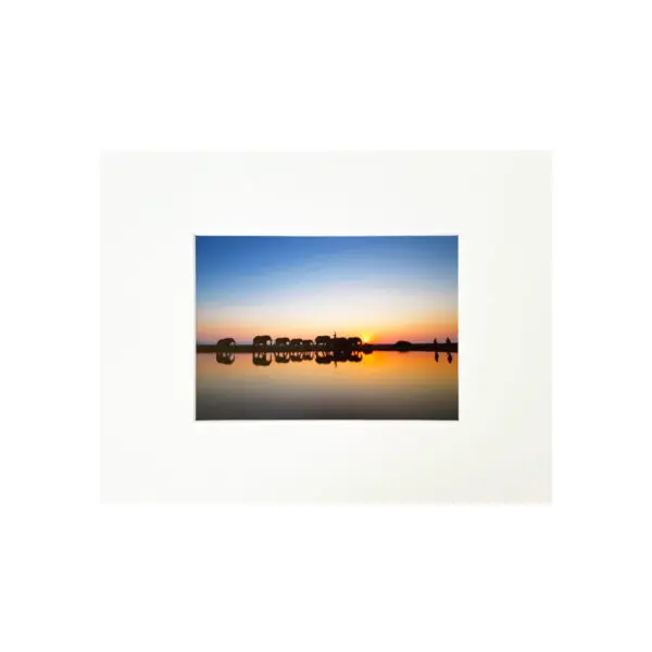 Fine Art Print Sunset Blue 24x30