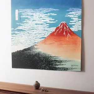 Furoshiki Red Fuji 104 cm