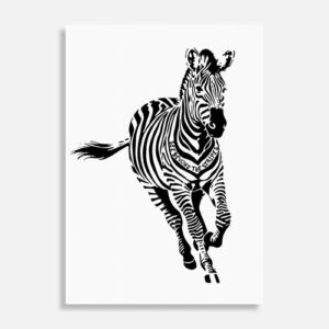 StreetCyber Zebra Poster