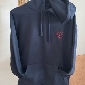 Hoodie Elephant Heart Blue